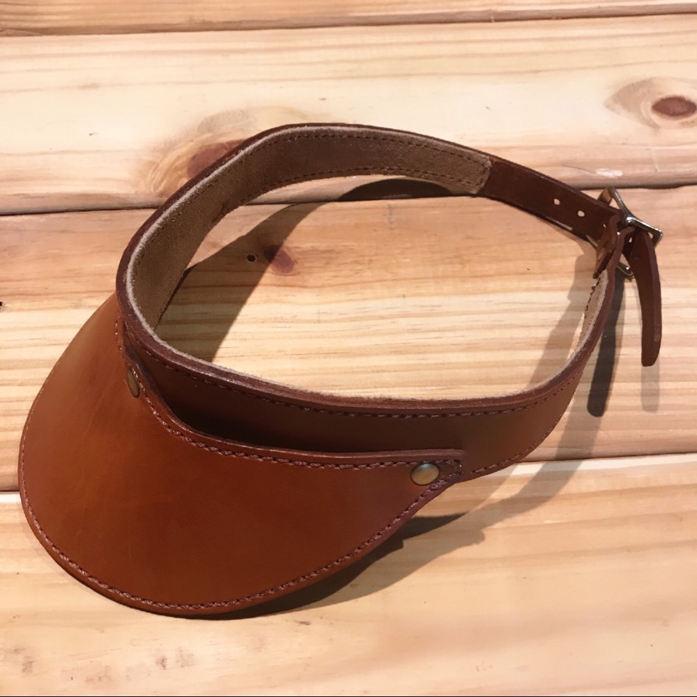 Leather Visor